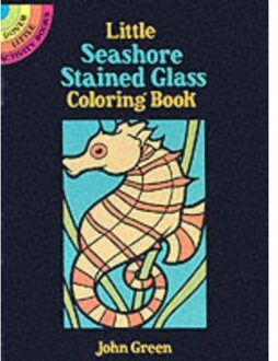 Little Seashore Stained Glass Coloring Book - Little Activity Books - John Green