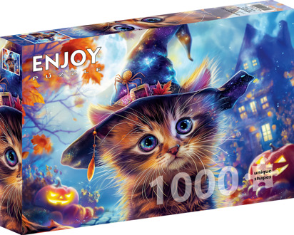 Little Witch Cat Puzzel (1000 stukjes)