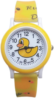 Little yellow duck children watch top brand luxury daily waterproof kids watches boy students clock electronic quartz wristwatch