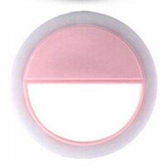 Litwod Z28 Mobiele telefoon Selfie Ring Flash lens schoonheid Vullen Licht Lamp Draagbare Clip voor Foto Camera Voor Mobiele Telefoon smartphone roze