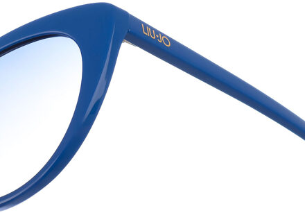 Liu Jo Acetaat zonnebril met kattenogen voor dames LJ712S Blauw - One Size