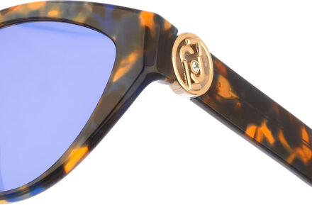 Liu Jo Acetaat zonnebril met ovale vorm LJ767SR dames Bruin - One Size