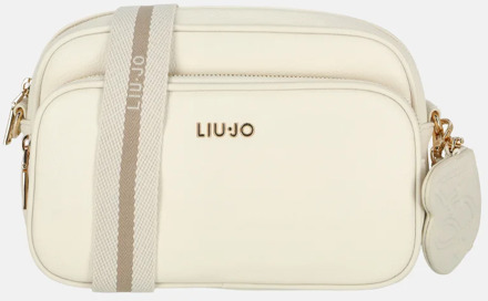 Liu Jo Achala camera case crossbody tas M cream Ecru