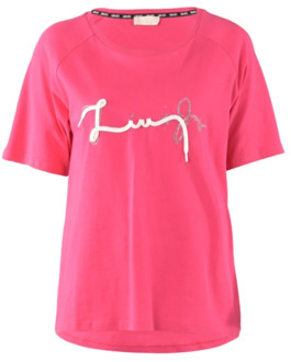 Liu Jo Basis T-shirt Liu Jo , Pink , Dames - Xl,L,S,Xs
