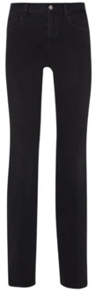 Liu Jo Bootcut Jeans met hoge taille Liu Jo , Black , Dames - W25,W29,W27,W26,W32,W24,W30,W28