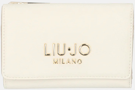 Liu Jo Caliwen overslagportemonnee trifold M cream Ecru