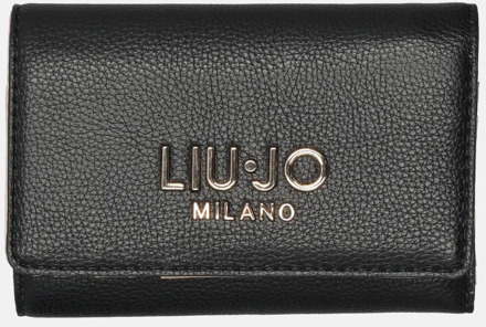 Liu Jo Caliwen overslagportemonnee trifold M nero Zwart