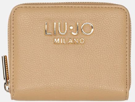 Liu Jo Caliwen ritsportemonnee ziparound M cammello Bruin