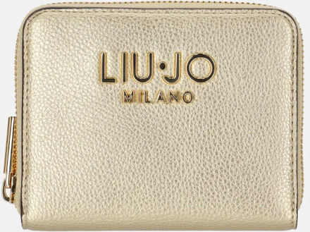 Liu Jo Caliwen ritsportemonnee ziparound M light gold Goud