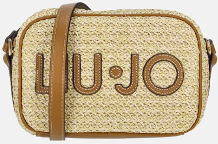 Liu Jo camera case logo crossbody tas M naturale Beige - No Size