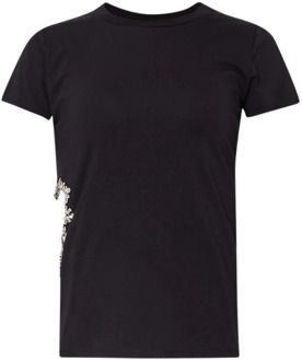 Liu Jo Casual T-shirt voor mannen en vrouwen Liu Jo , Black , Dames - Xs,2Xs