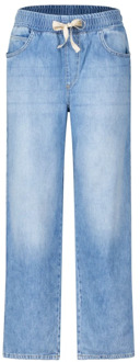 Liu Jo Crop Flared Jeans met Strassdetails Liu Jo , Blue , Dames - W32,W29,W30,W31,W28