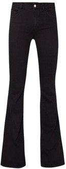 Liu Jo Dames Jeans met elastische tailleband Liu Jo , Black , Dames - W30,W27