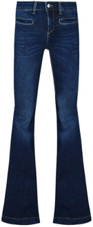 Liu Jo Denimblauwe Flare Jeans voor Dames Liu Jo , Blue , Dames - W30,W25,W29