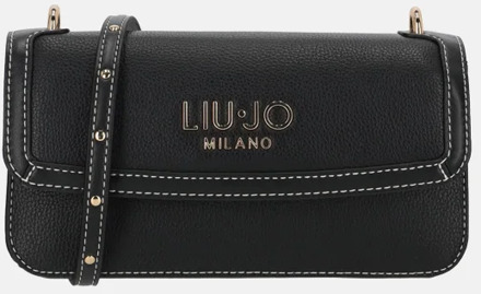 Liu Jo Evrim ecs crossbody tas nero Zwart