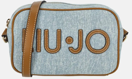 Liu Jo Ferielle camera case logo crossbody tas M light denim Lichtblauw - No Size