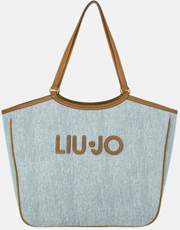 Liu Jo Ferielle tote shopper L denim Lichtblauw - No Size