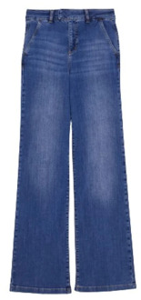 Liu Jo Flared denim jeans met medium taille Liu Jo , Blue , Dames - W32