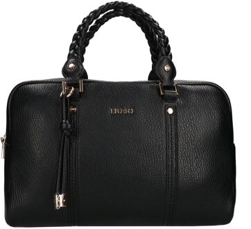 Liu Jo Fluida Boston Bag nero schoudertas dames Zwart - H 25 x B 37 x D 16 cm
