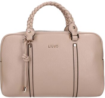 Liu Jo Fluida Boston Bag neutro schoudertas dames Beige - H 25 x B 37 x D 16 cm