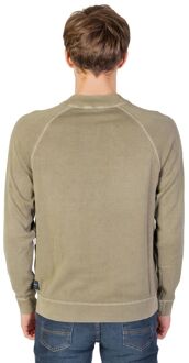 Liu Jo Gehaakte Cardigan met Rits Salie Groen