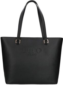 Liu Jo Halona Shopping Bag nero schoudertas dames Zwart - H 31 x B 33 x D 13 cm