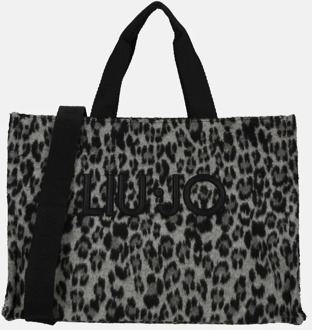 Liu Jo handtas black animalier Zwart