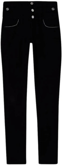 Liu Jo Hoge Taille Skinny Jeans Liu Jo , Black , Dames - W31