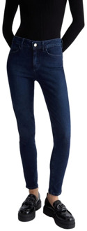 Liu Jo Hoge Taille Skinny Jeans Liu Jo , Blue , Dames - W25,W24,W32