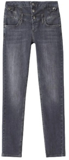 Liu Jo Hoge taille Skinny Jeans Rampy Liu Jo , Gray , Dames - W26,W28