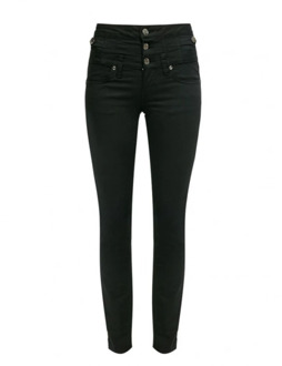 Liu Jo Hoge Taille Skinny Jeans - Zwart Liu Jo , Black , Dames - W31