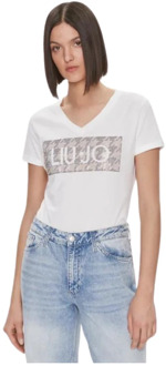 Liu Jo Klassiek T-shirt Liu Jo , White , Dames - M,Xs