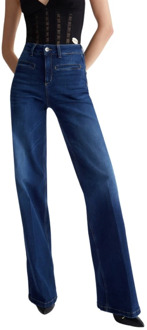 Liu Jo Klassieke Straight Fit Jeans Liu Jo , Blue , Dames - W24,W27