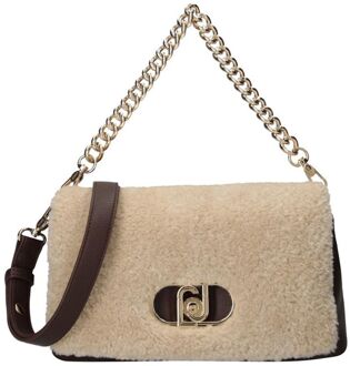 Liu Jo LA Puffy crossover schoudertas moro light Bruin