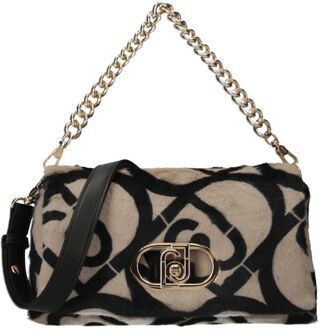 Liu Jo Lapuffy Crossover neutro/nero damestas Beige - H 18 x B 28 x D 8 cm