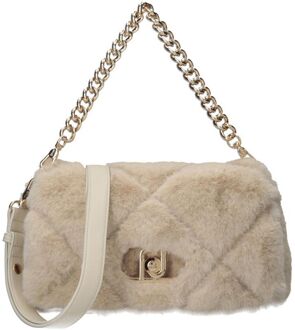 Liu Jo Lapuffy schoudertas marmo Lichtgrijs