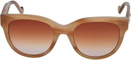 Liu Jo LJ772S Ronde Zonnebril Dames Bruin