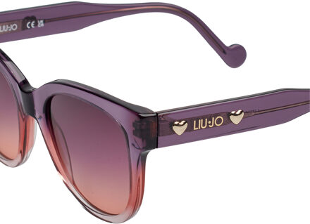 Liu Jo LJ772S Ronde Zonnebril Dames Violet - One Size
