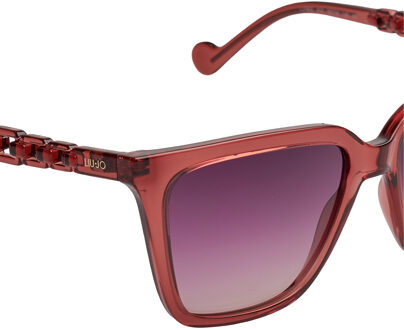 Liu Jo LJ780S Vierkante Zonnebril voor Vrouwen Bordeaux