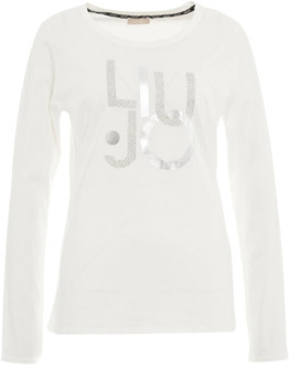 Liu Jo M/L T-Shirt - Stijlvol en Comfortabel Liu Jo , White , Dames