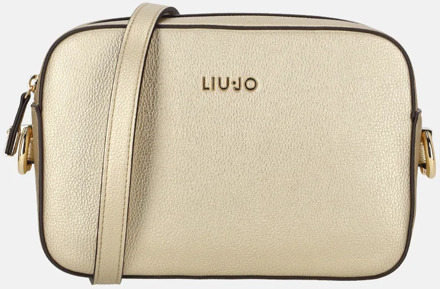 Liu Jo Manhattan camera case crossbody tas M light gold Goud
