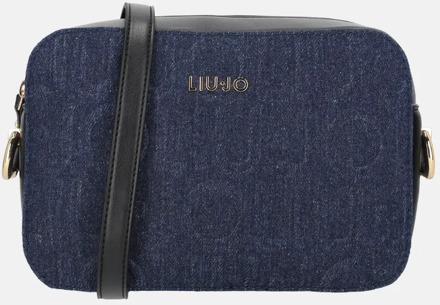 Liu Jo Manhattan crossover crossbody tas dress blue Blauw