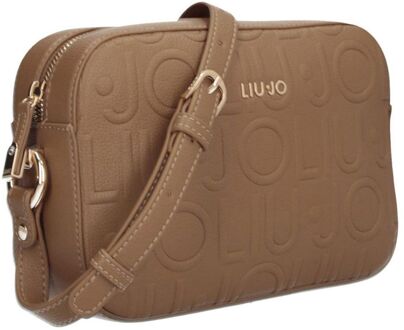 Liu Jo Manhattan Crossover suede damestas Cognac - H 17 x B 24 x D 7 cm