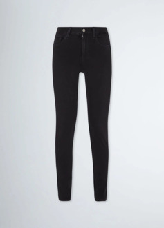 Liu Jo Mid waist slim fit jeans met stretch Zwart - W28