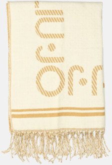 Liu Jo Monogram Stola Sjaal Liu Jo , Beige , Dames - ONE Size