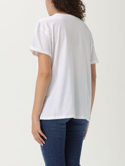 Liu Jo Pocket T-shirt met Strass-detail Wit