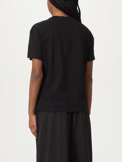 Liu Jo Rhinestone Versierde Korte Mouwen T-shirt Zwart