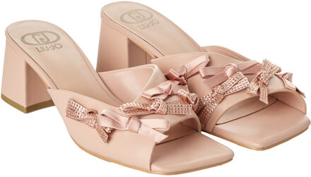 Liu Jo SA4209EX014 Vrouwen Slingback Hoge Hak Sandalen - maat Beige