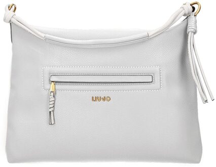 Liu Jo Sanura Hobo Bag white Damestas Wit - H 29 x B 37 x D 5