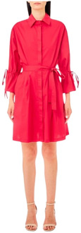 Liu Jo Shirt Dresses Liu Jo , Red , Dames - L,M,S,Xs,2Xs